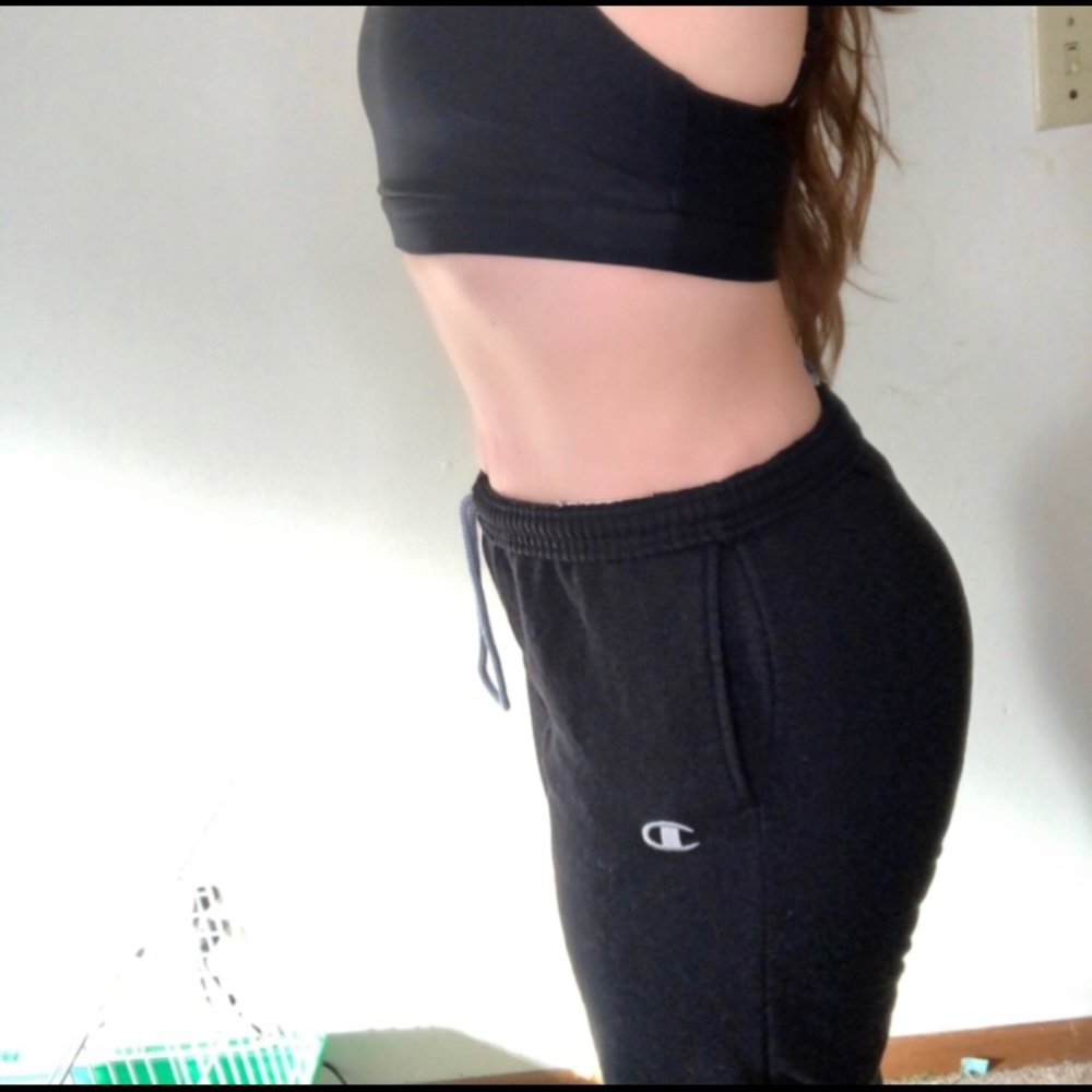 Champion Authentic Vintage Black Sweatpants Jogger